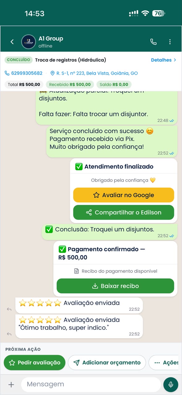 Fechamento limpo