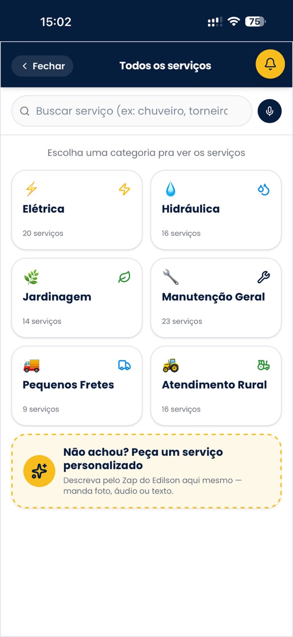 Faz o pedido e acompanha